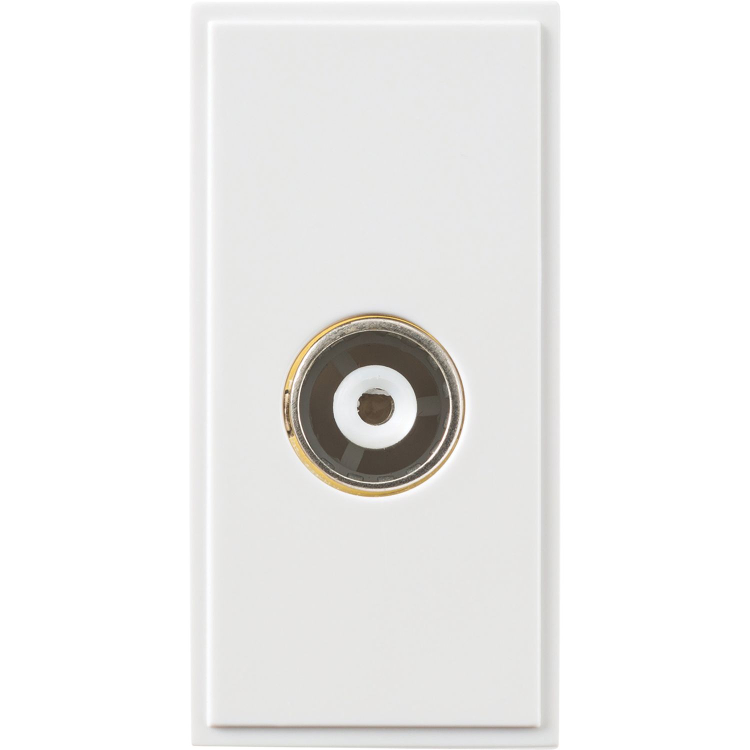 Knightsbridge Modular Coaxial TV Socket White (567YA)
