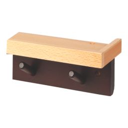 Essentials 6-Hook Rail Pine 630mm x 90mm