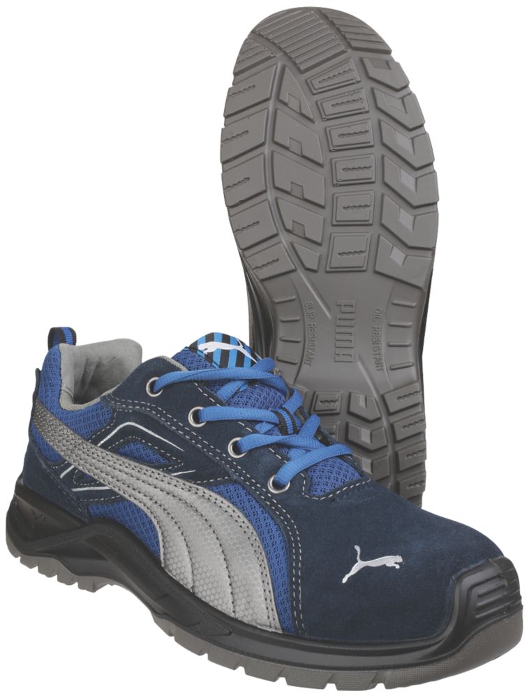 Safety Omni Screwfix - Sky Size Low Puma Trainers 10 Blue