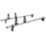 Van Guard VG282-2 Nissan NV200 2009 - 2022 ULTI Van Roof Bars 1400mm