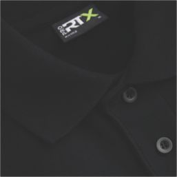 Pro RTX  Polo Shirt Black Small 35 / 37" Chest