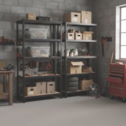 Essentials  5-Tier Metal Shelving Unit 900mm x 400mm x 1800mm