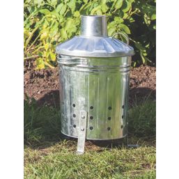 Apollo Mini Galvanised Bin Incinerator 13Ltr