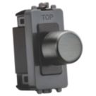 Knightsbridge  2-Way LED Grid Dimmer Switch Smoked Bronze