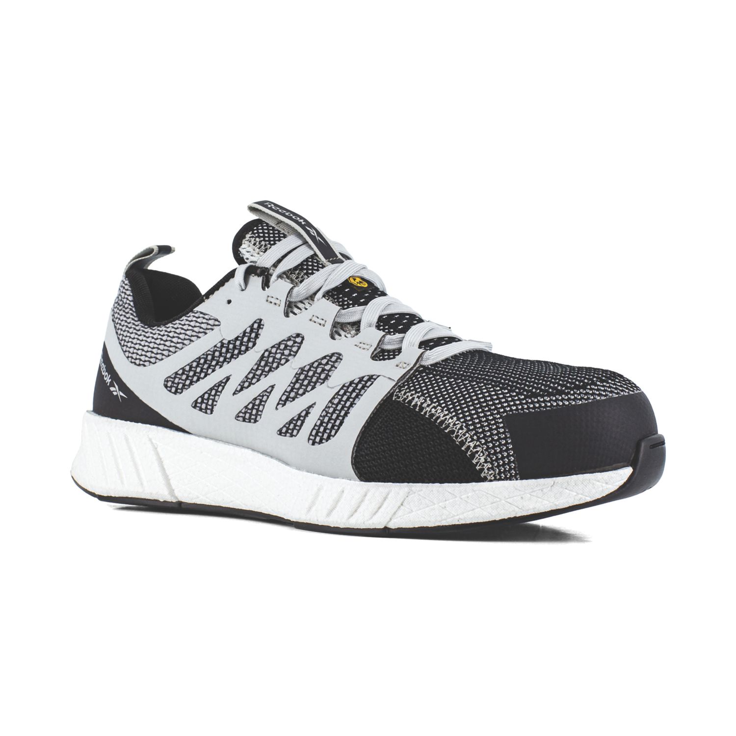 Reebok Fusion Flexweave Size 8 Grey Safety Trainers (568CU)