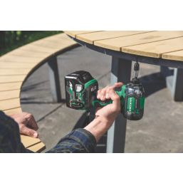 HiKOKI KC18DCJAZ 18V 2 x 5.0Ah Li-Ion Multi Volt Brushless Cordless Combi Drill & Impact Driver Twin Pack