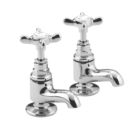 Bristan 1901 Chrome-Plated 120mm Standard Cross Head 2 Tap Holes Basin Pillar Tap