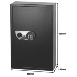 Smith & Locke  100-Hook Electronic Combination Digitally-Locked Key Cabinet