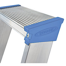 Werner  Aluminium 10-Treads Platform Stepladder  2.2m