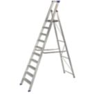Werner Aluminium 2.74m 10 Step Platform Step Ladder