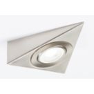 Knightsbridge TRIB Triangular LED Under Cabinet Light Brushed Chrome 2W 140lm