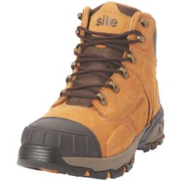 Site Tufa    Safety Boots Honey Size 10