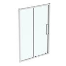 Ideal Standard I.life Semi-Framed Rectangular Sliding Shower Door Silver 1400mm x 2005mm