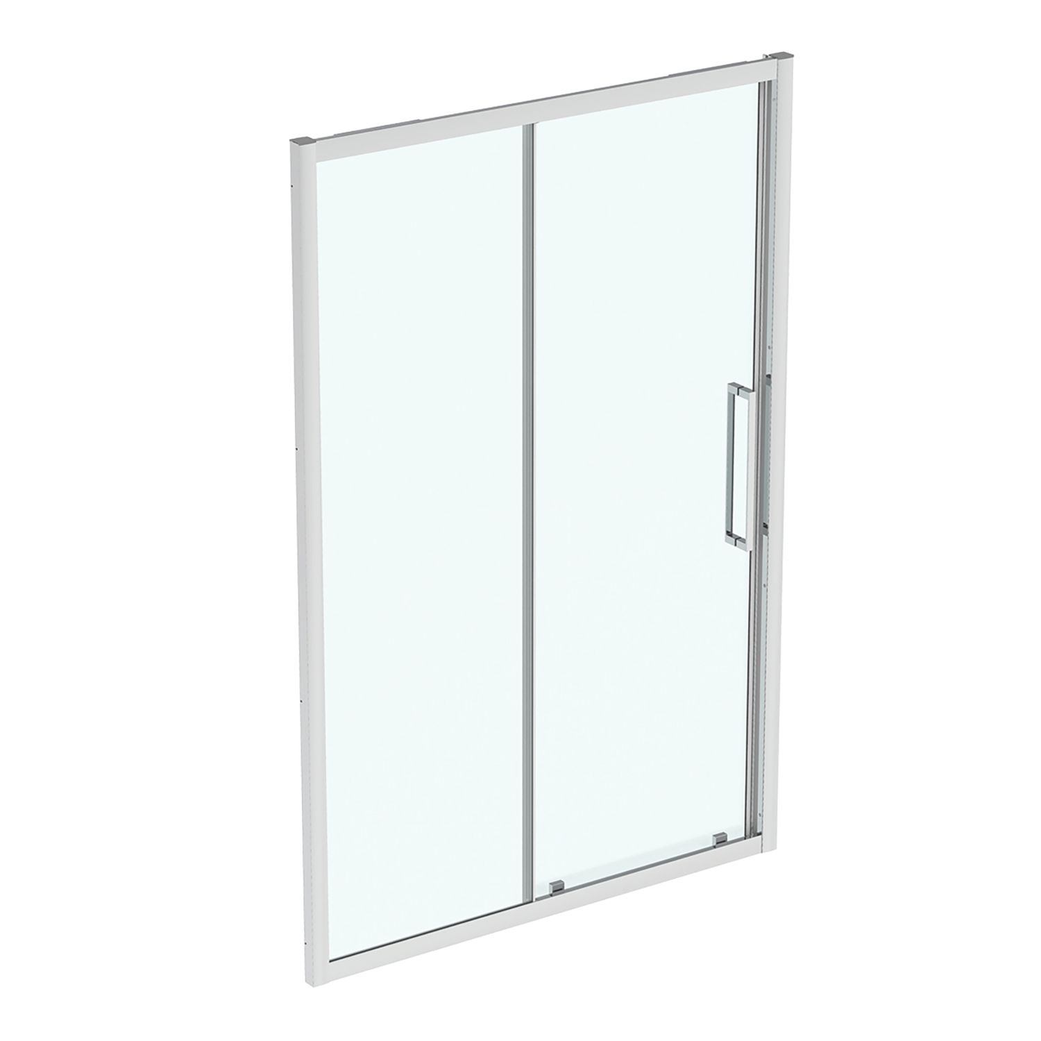Ideal Standard I.life Semi-Framed Rectangular Sliding Shower Door Silver 1400mm x 2005mm (568KU)