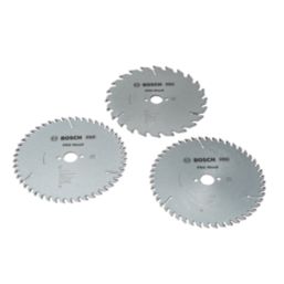 Bosch PRO Wood Thin Kerf Circular Saw Blade 160mm x 20mm 24 / 48T 3 Pack