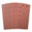 Titan   40/80/120/180 Grit 14-Hole Punched Multi-Material Sanding Sheets 230mm x 115mm 10 Pack