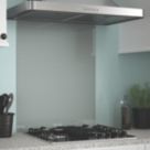 Splashback  Slate Grey Self-Adhesive Glass Kitchen Splashback 600mm x 750mm x 6mm