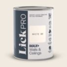 LickPro Max+ 1Ltr White 06 Matt Emulsion  Paint