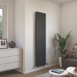 Ximax Oceanus 1800mm x 445mm 4164BTU Anthracite Vertical Designer Radiator