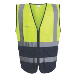 Regatta Pro Executive Hi-Vis Vest Yellow/Navy X Large 43.5" Chest