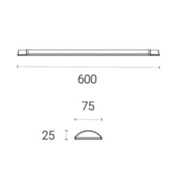 4lite Advantage Twin 2ft LED Batten 14W 1700lm 230V