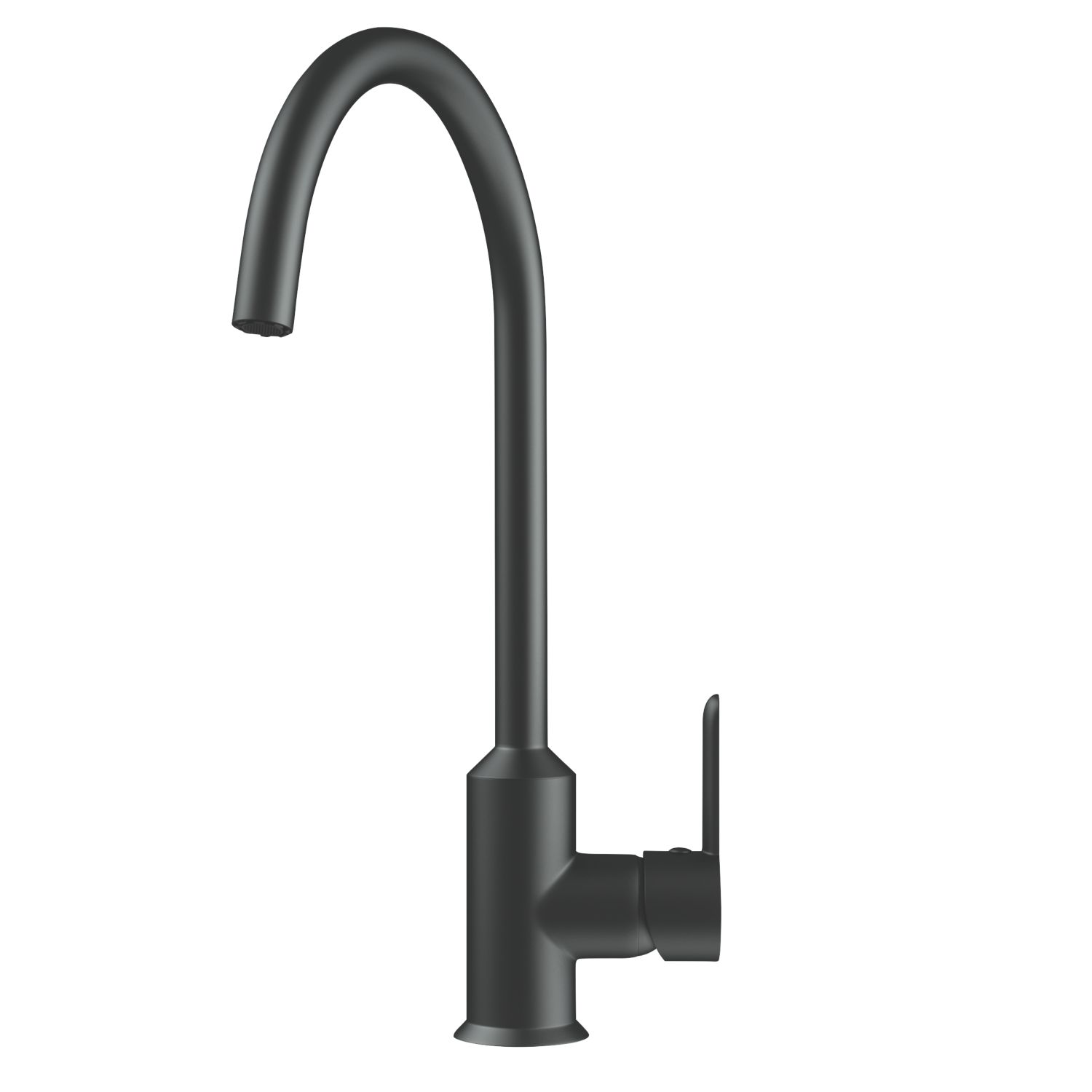 ETAL Hudson Single Lever Mono Mixer Kitchen Tap Granite Black (568XR)
