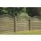 Forest Prague  Lattice Curved Top Fence Panels Natural Timber 6' x 6' Pack of 5
