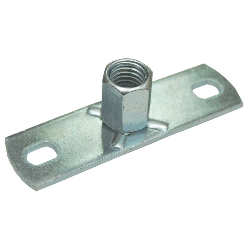 Tesla Pipe Clip Backplates M8-10 Zinc-Plated 5 Pack