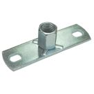 Tesla Pipe Clip Backplates M8-10 Zinc-Plated 5 Pack