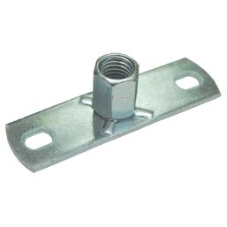 Tesla Pipe Clip Backplates M8-10 Zinc-Plated 5 Pack