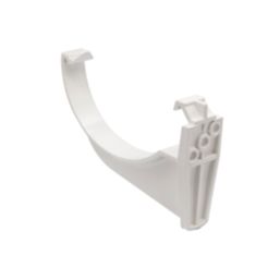 FloPlast  uPVC Half Round Fascia Brackets White 112mm 10 Pack