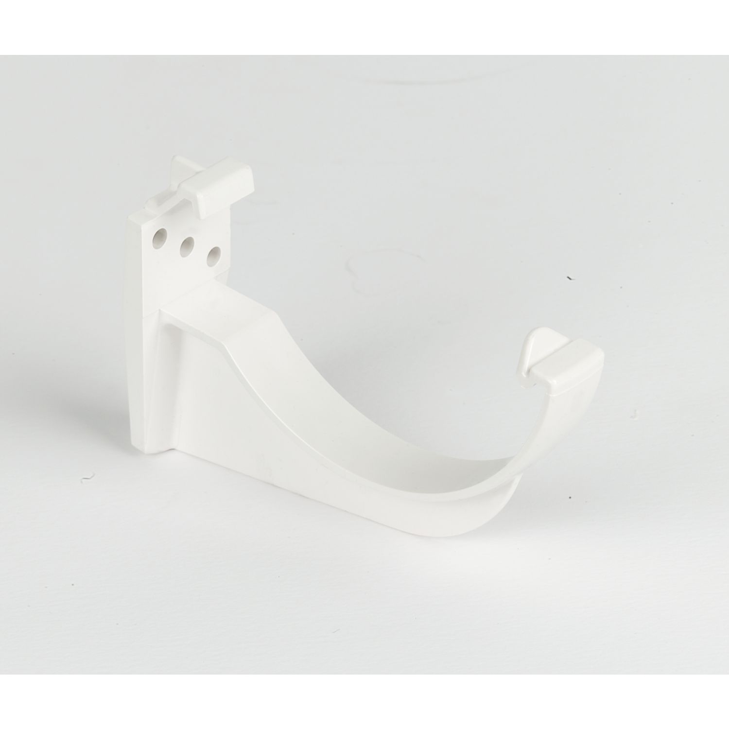 FloPlast uPVC Half Round Fascia Brackets White 112mm 10 Pack (56996)