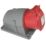 Amphenol 16A 3P+E Surface Socket 415V