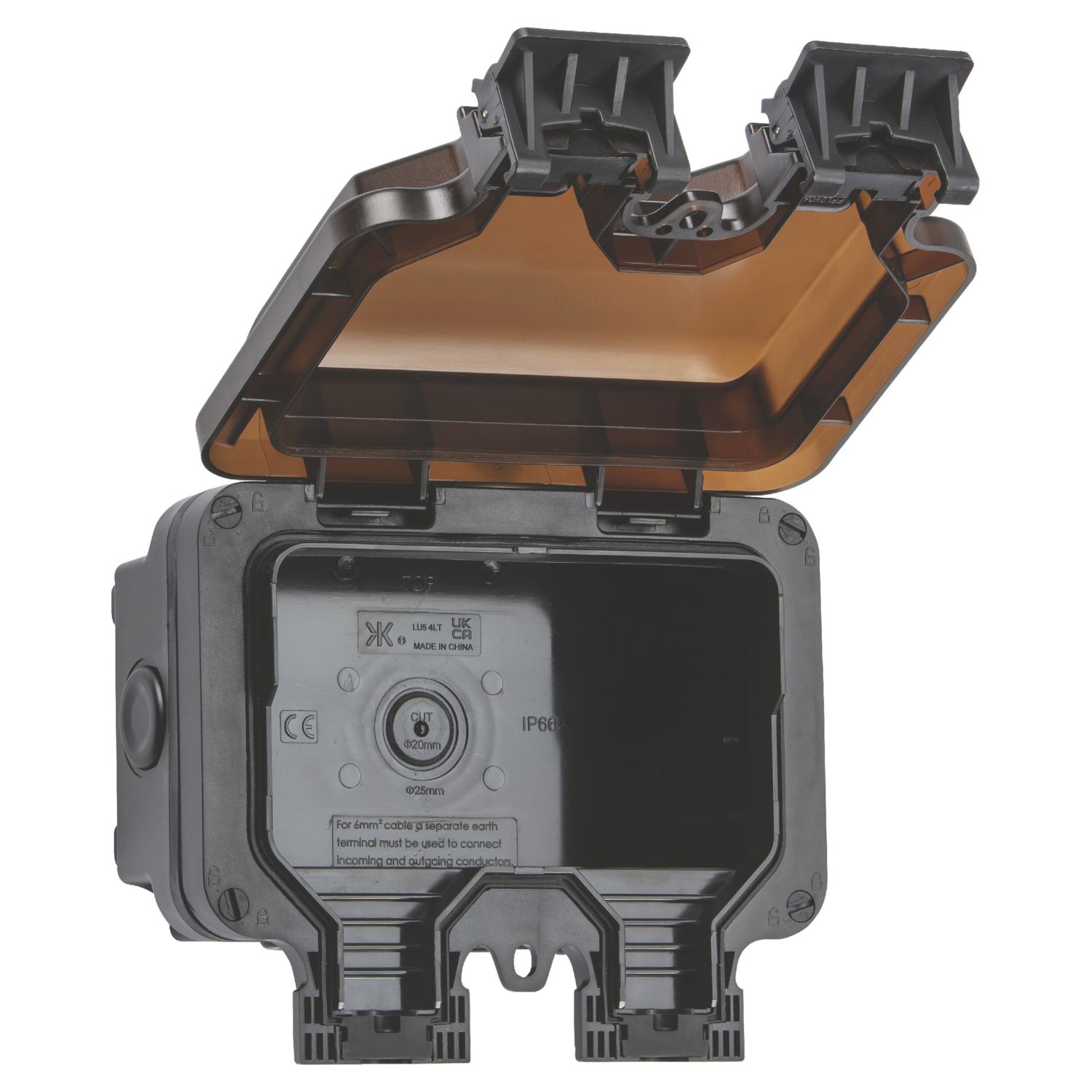 Knightsbridge IP66 Weatherproof Outdoor Enclosure 170.7mm x 92.7mm x 158.7mm (569AM)