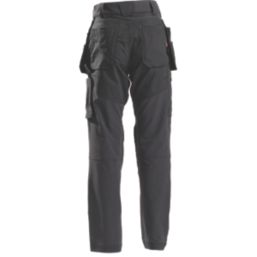 Hard Yakka Toughmaxx Lite Holster Work Trousers Black 30" W 32.5" L