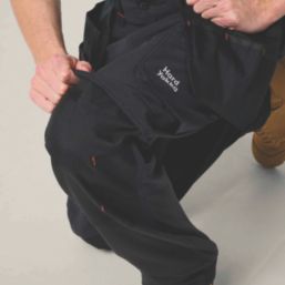 Hard Yakka Toughmaxx Lite Holster Work Trousers Black 30" W 32.5" L