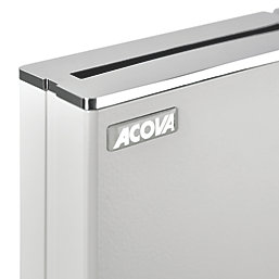 Acova Kolone 1300W Electric Aluminium Vertical Radiator 1805mm x 327mm White 4436BTU