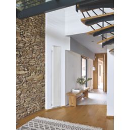 Acova Kolone 1300W Electric Aluminium Vertical Radiator 1805mm x 327mm White 4436BTU