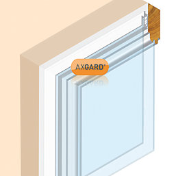 Axgard Polycarbonate Clear Impact-Resistant Glazing Sheet 1000mm x 3050mm x 3mm