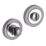 Smith & Locke  Standard Thumbturn Set Chrome / Black 50mm