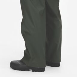 Regatta Stormflex II Waterproof  Overtrousers Olive Medium 33.5" W 32" L