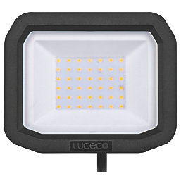 Luceco Castra Outdoor LED Floodlight Black 30W 3000lm