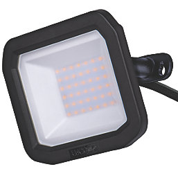 Luceco Castra Outdoor LED Floodlight Black 30W 3000lm