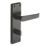 Designer Levers Victorian Fire Rated Long Straight Lever Bathroom Door Handle Pair Matt Black