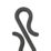 S-Shape Gutter Hooks Black 36 Pack