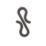 S-Shape Gutter Hooks Black 36 Pack