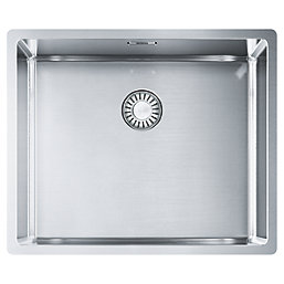 Franke Bari 1 Bowl Stainless Steel Kitchen Sink 540mm x 200mm