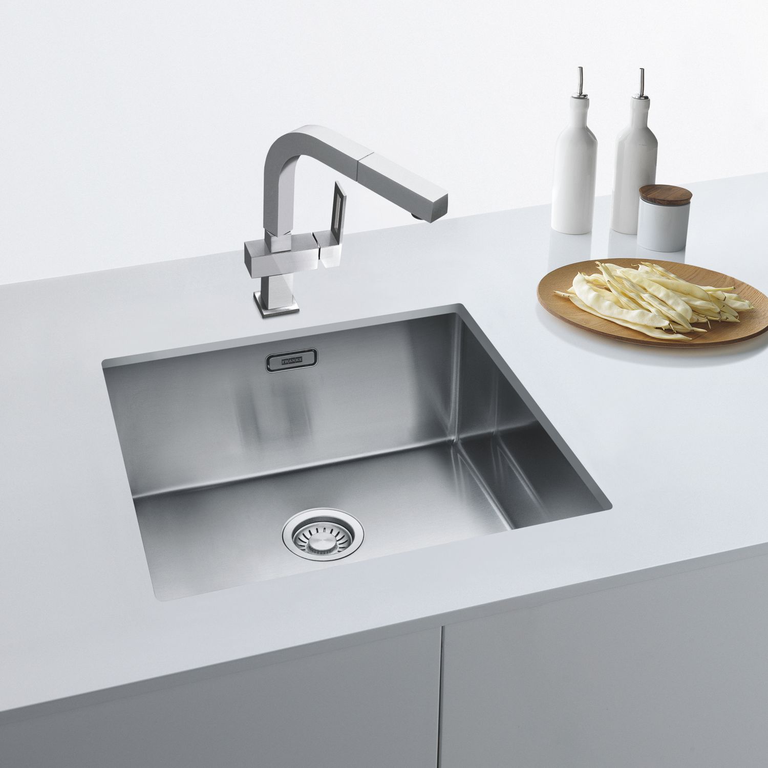 Franke Bari 1 Bowl Stainless Steel Kitchen Sink 540mm x 200mm (569PY)