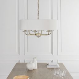 Quay Design Polaris 6-Light Pendant Brass Effect