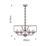 Quay Design Polaris 6-Light Pendant Brass Effect
